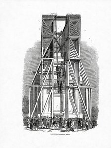 Érection de la statue de Wellington, publié dans 